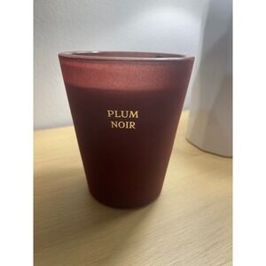 Plum Noir Luxury Scented Candle 12.6 oz Dark and Moody Essential Oils Burgundy